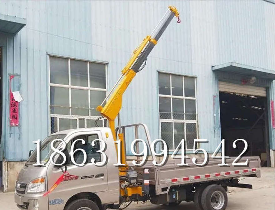 巴里坤哈萨克自治县随车吊机小型遥控升降机加装随车吊多少钱12V24V1吨随车吊随车吊机全电动液压吊机